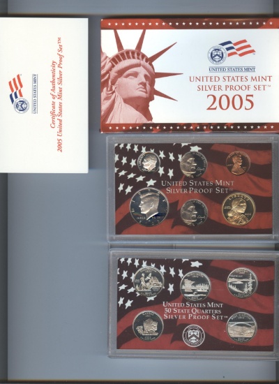 2005 U.S. SILVER PRF SET