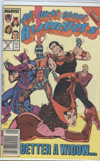 MARVEL COMIC ISSUE #44, THE WEST COAST AVENGERS