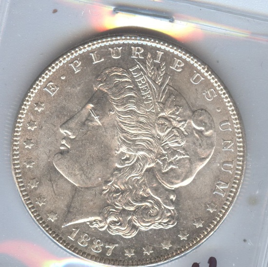 1887 MORGAN SILVER DOLLAR