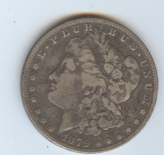 1879-S MORGAN SILVER DOLLAR