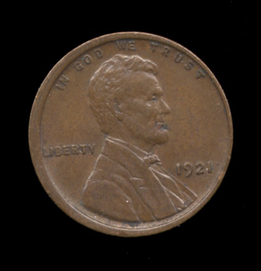 1921 ... AU++ ... Lincoln Cent