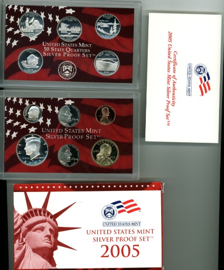2005-S SILVER PROOF SET