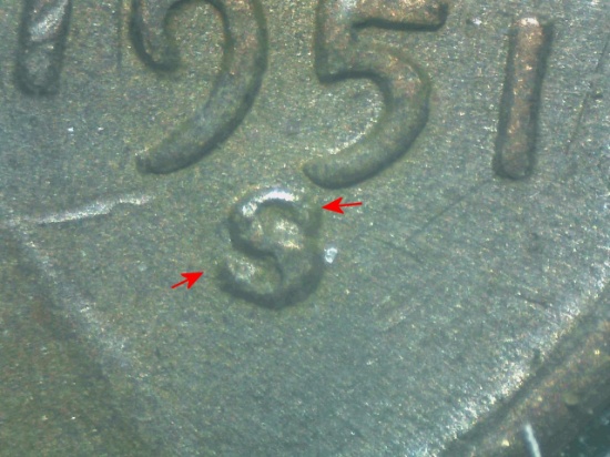 1951-S/S LINCOLN CENT