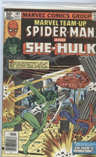 MARVEL COMICS SPIDER-MAN & SHE-HULK