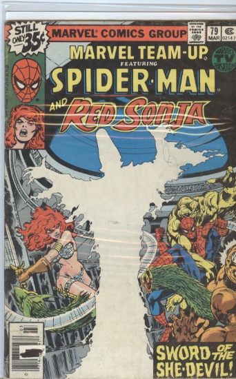 MARVEL COMICS SPIDER-MAN & RED SONJA