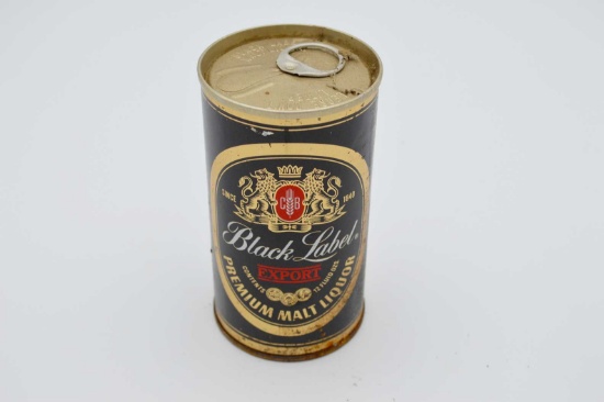 Black Label Export Premium Malt Liquor Can
