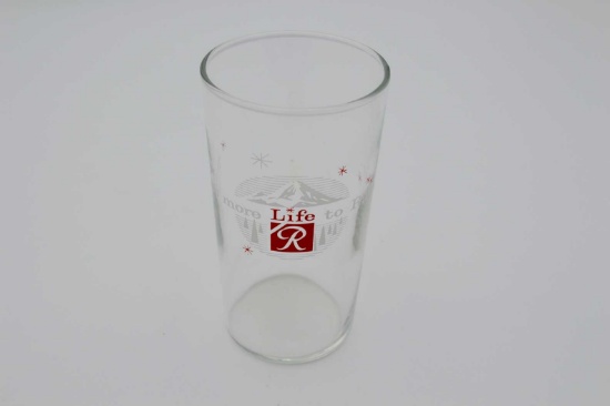 There's More Life to Rainier Sample Beer Glass
