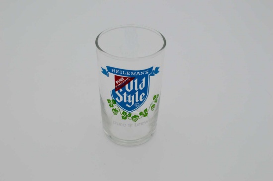 Heilemans Pure Genuine Old Style Beer Sample Glass