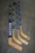 Lot: (4) Molson & Labatt Hockey Sticks