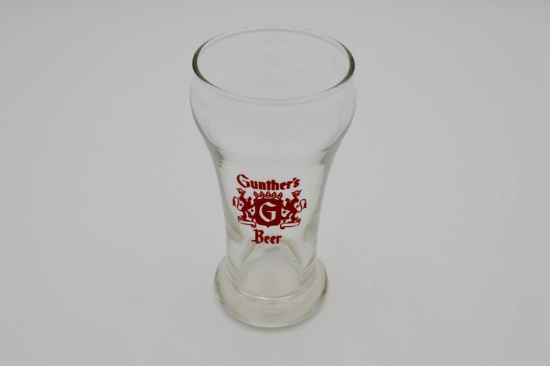 Gunther's Beer Pilsner Glass