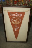 Framed San Diego Beer Banner