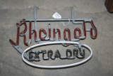 Vintage Neon Rheingold Extra Dry Sign