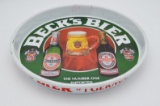Beck's Bier German Beer Metal Serving Tray