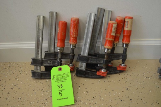 (5) Bessey 6" Clamps