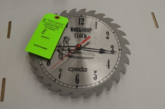 Circular Saw Blade Clock