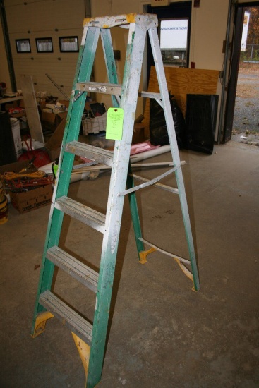 Werner 6' Fiberglass Folding Step Ladder