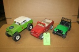 Lot: (3) Vintage Tonka Jeeps & Dune Buggy