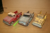 Lot: (3) Vintage Steel Tonka Pickup Trucks