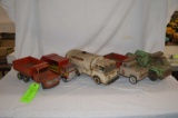 Lot: (5) Vintage Nylint Trucks