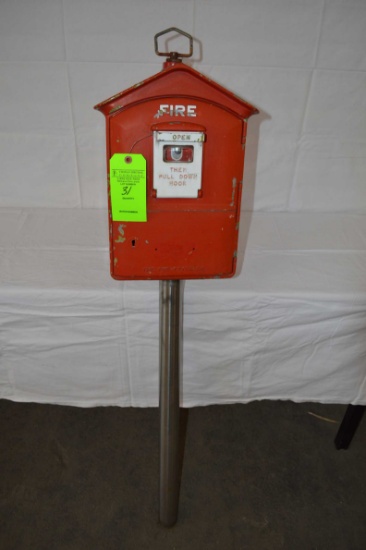 Vintage Street-Side Fire Alarm Box