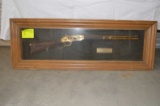 Shadow Box with Winchester Carbine Facsimilie