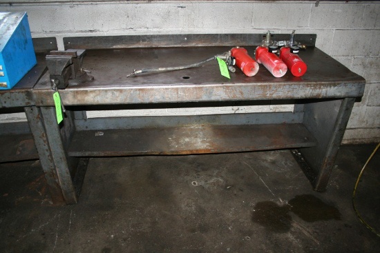 Steel Workbench w/ 5" Vise & Undershelf