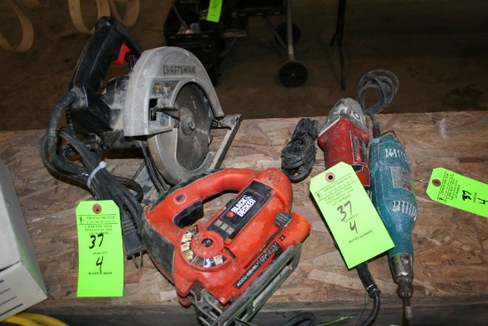 Lot: (4) Asst. Power Tools