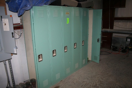 (6) Steel Staff Lockers