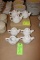 (10) White China Tea Pots