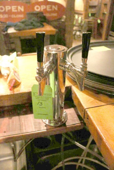 SS 2-Tap Wine Tower