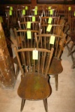 (7) Hunt Country Oak Side Chairs