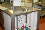SS Counter Top w/ Hand Sink/Faucet