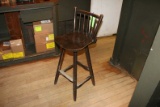 (4) Hunt Country Furniture Oak Barstools