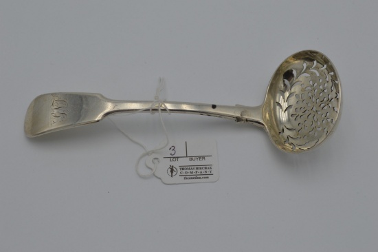 London Sterling Silver Pierced Ladle