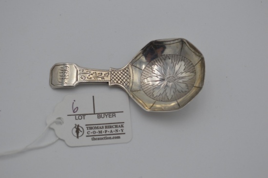 Small Birmingham Sterling Silver Serving Spoon