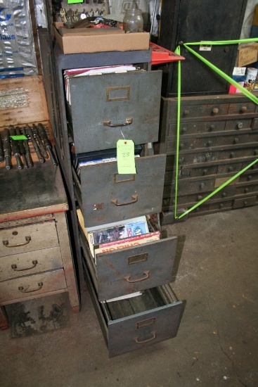 File Cabinet w/ Shop Manuals & other