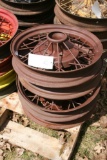 Lot: (4) Model A Wheels