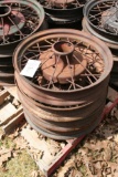 Lot: (4) Model A Wheels