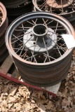 Lot: (4) Model A Wheels