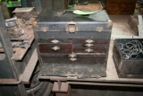 Vintage Machinist Chest w/ Contents