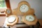 Lot: (4) Custom Maple Clocks