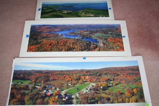 (3) Matte-Framed Vermont Photographs
