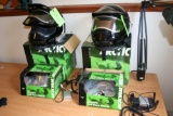 (2) Arctic Cat Snowmobile Helmets