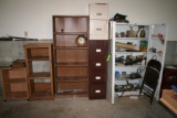 Lot: Asst. Shelving/Cabinets & Contents