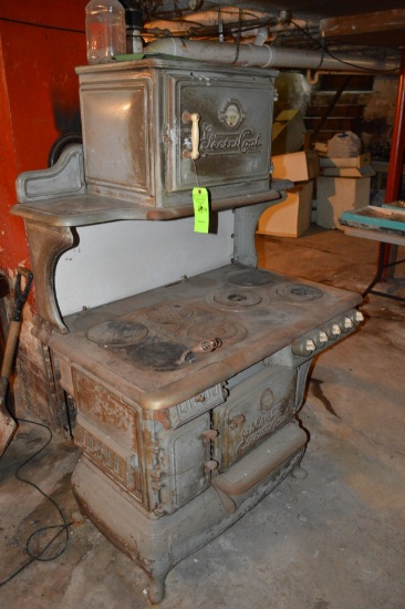 Antique Electrical Combination Coal/Elec Oven