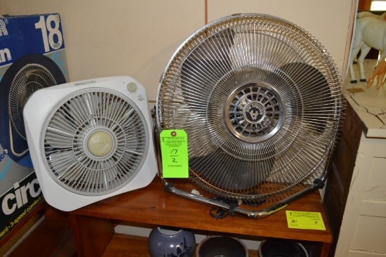 Lot: (2) Electric Fans