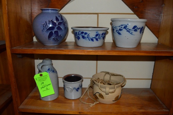 Lot: (6) Pcs. Stoneware