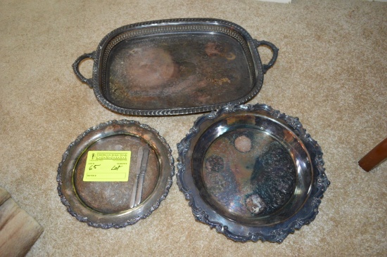 Lot: Silver Plate & Pewter