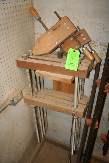 (6) Wooden Clamps
