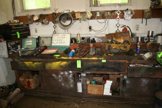 Lot: Workbench w/ Contents